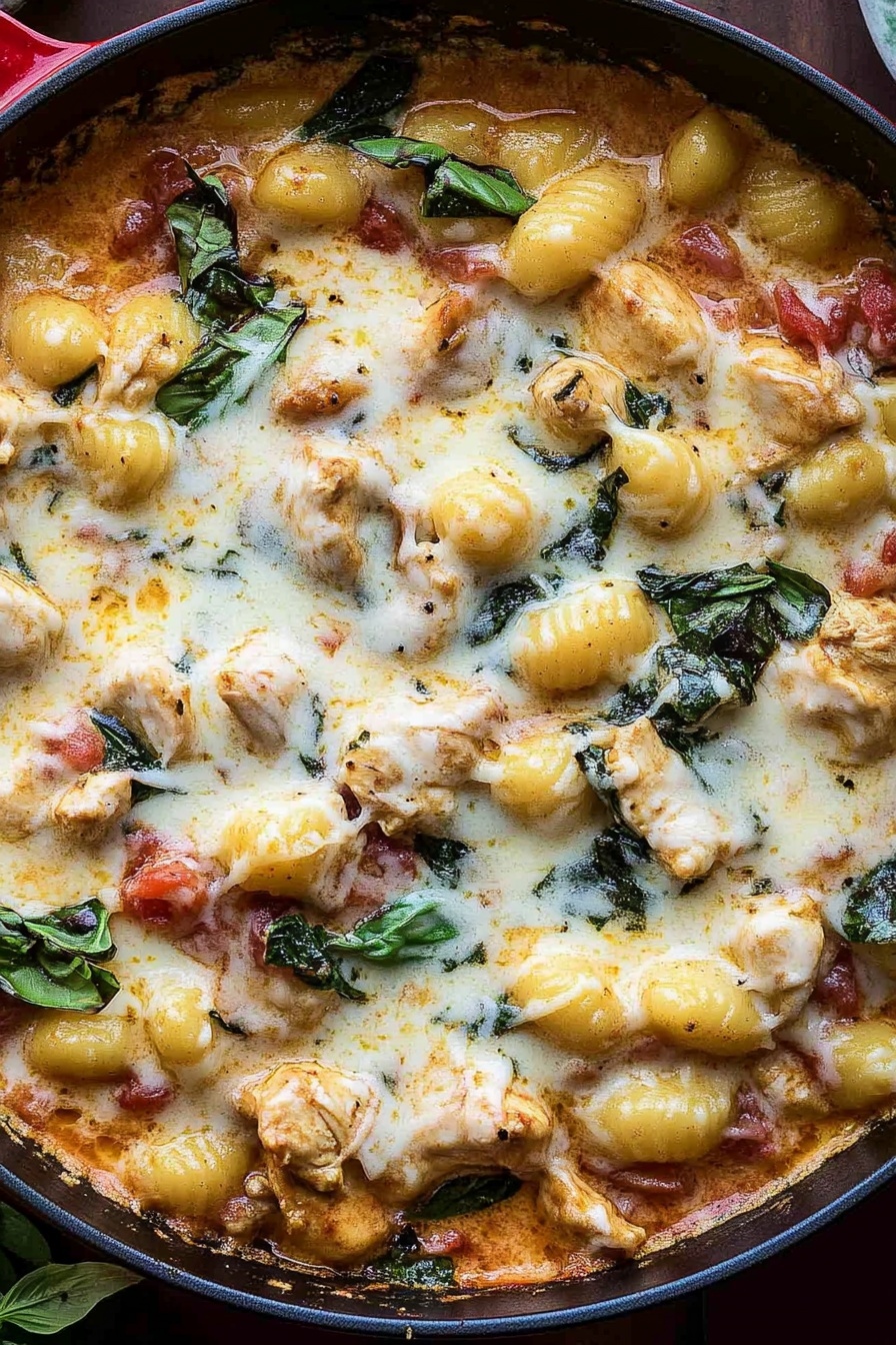 Creamy Tuscan Chicken with Gnocchi