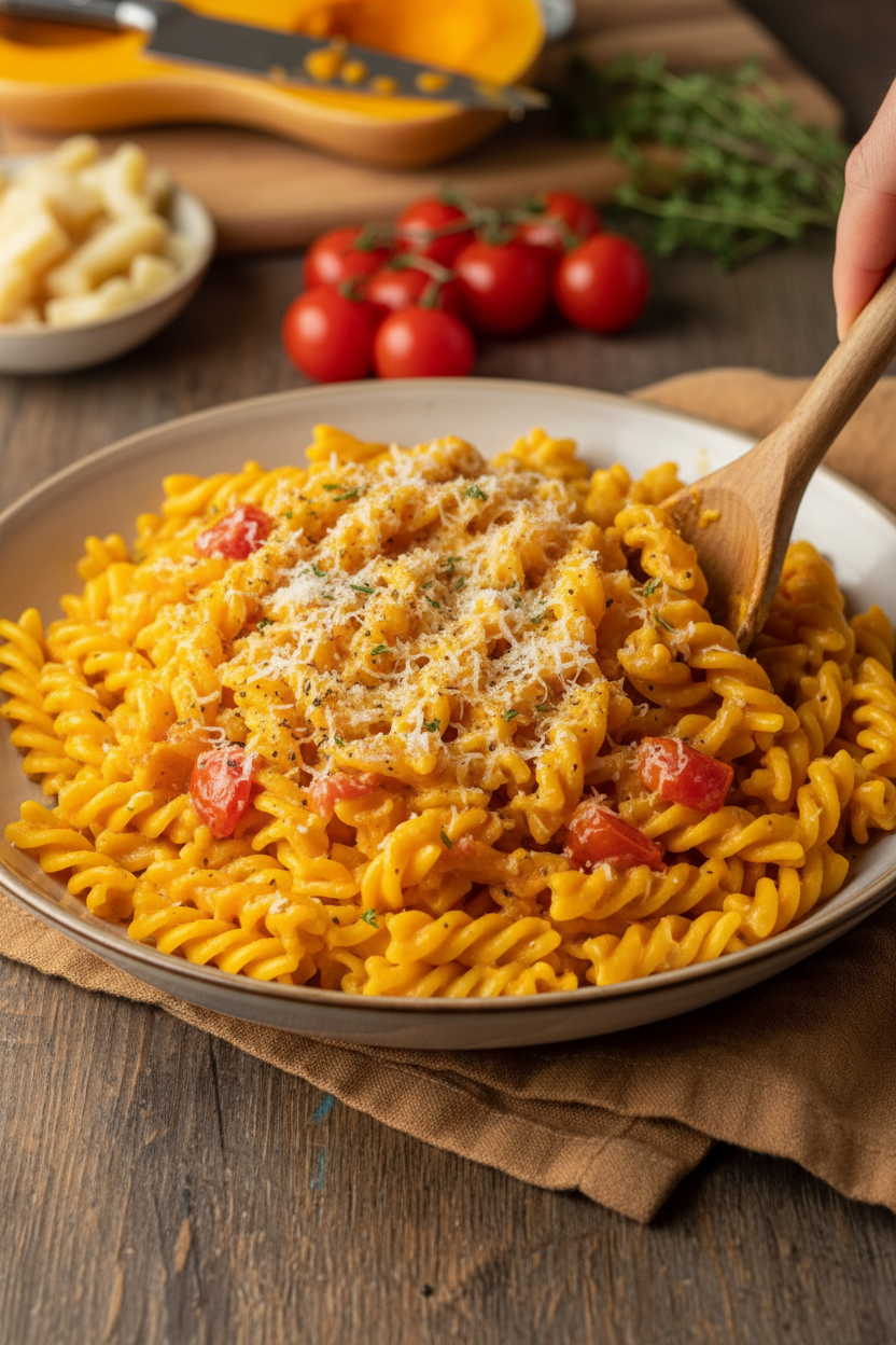 Creamy Vegan Butternut Squash Pasta Sauce