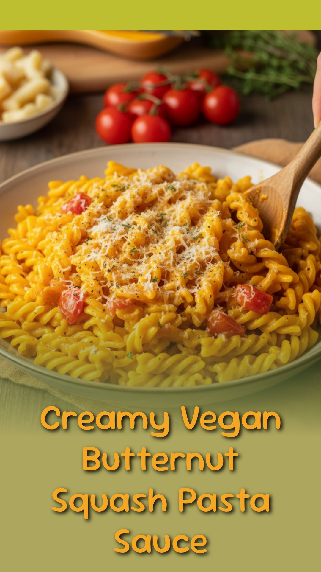 Creamy Vegan Butternut Squash Pasta Sauce