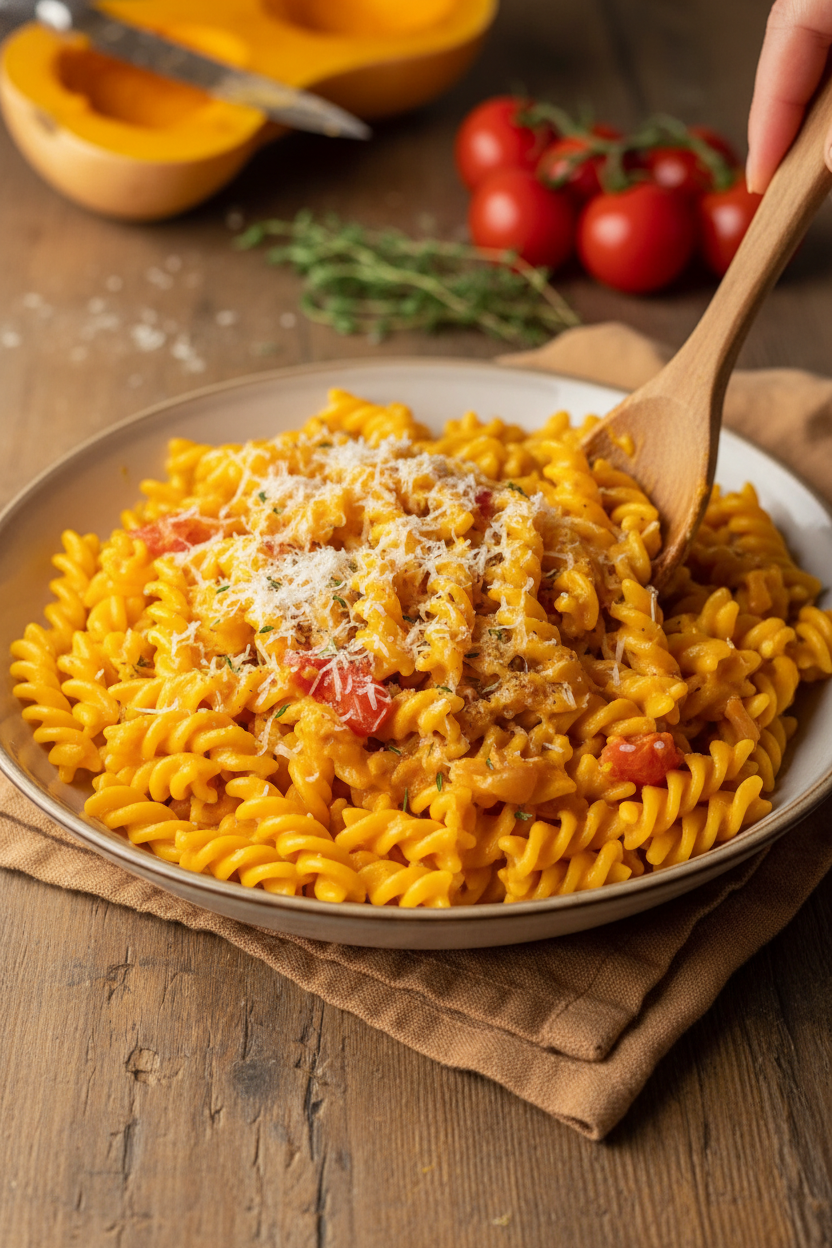 Creamy Vegan Butternut Squash Pasta Sauce