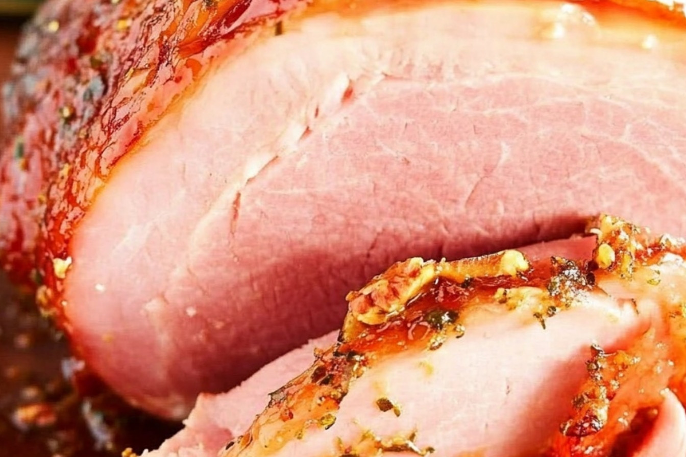 Creole Glazed Ham with Pecans
