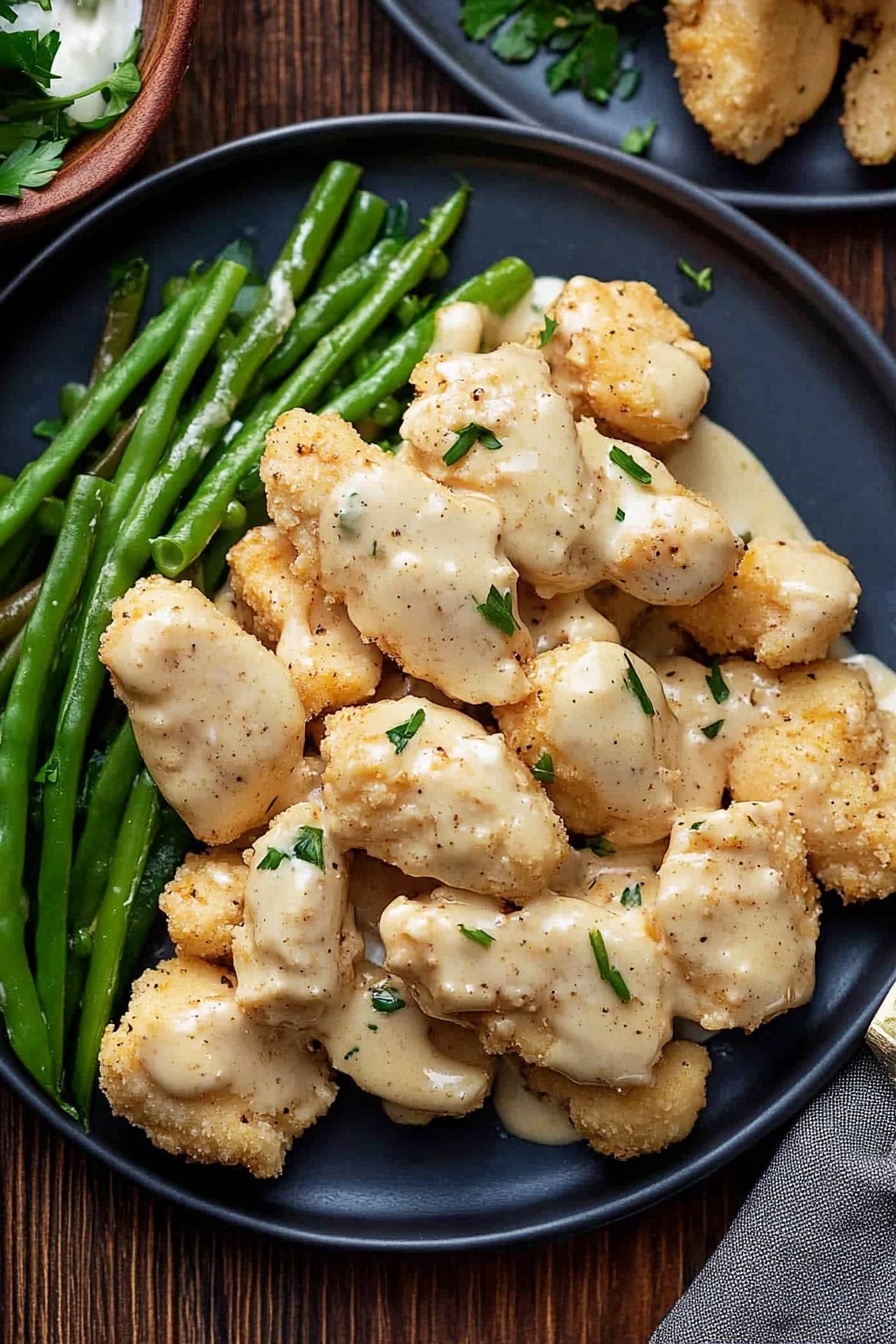 Crispy Caesar Chicken Snacks