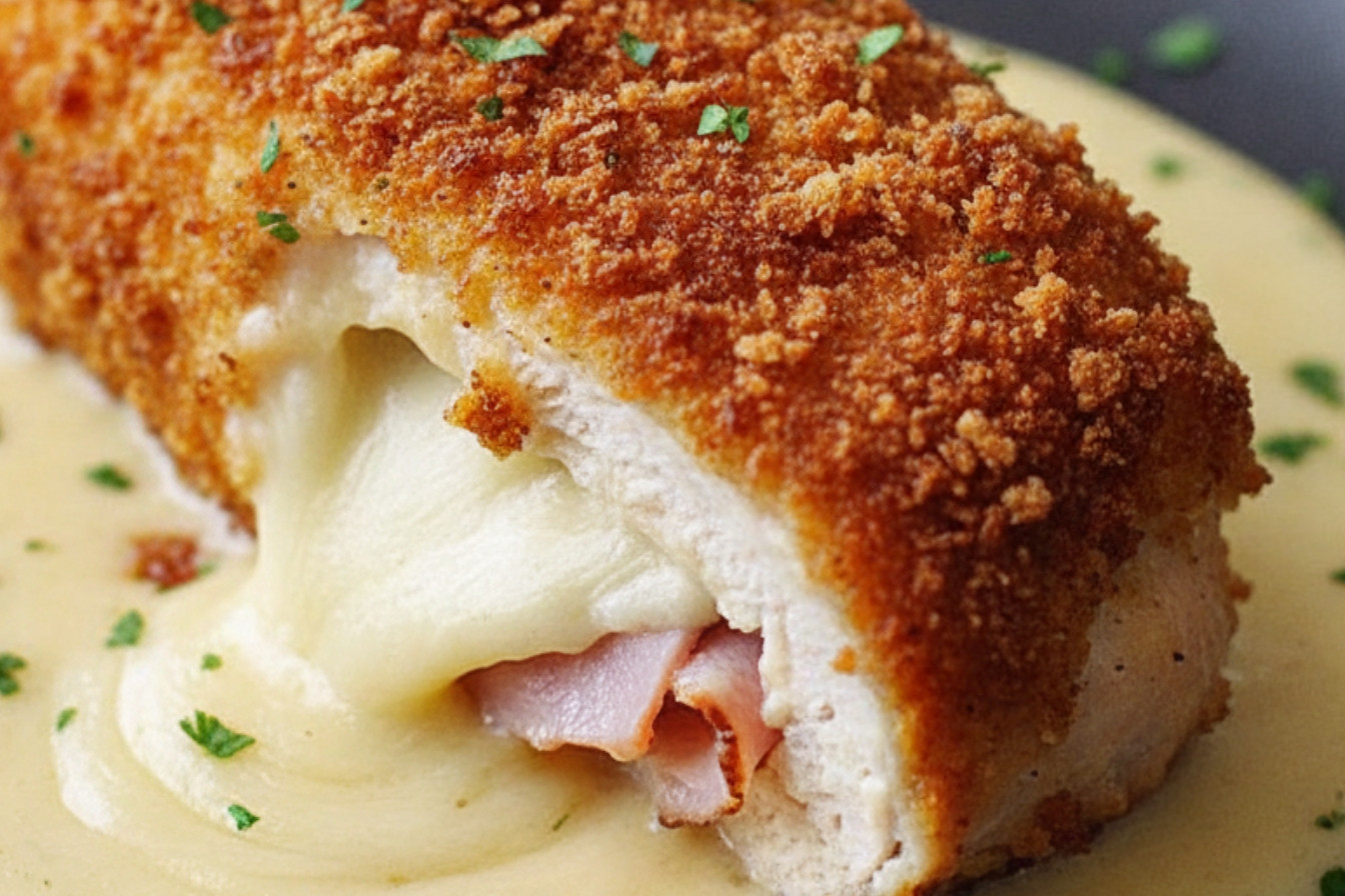Crispy Creamy Chicken Cordon Bleu Recipe