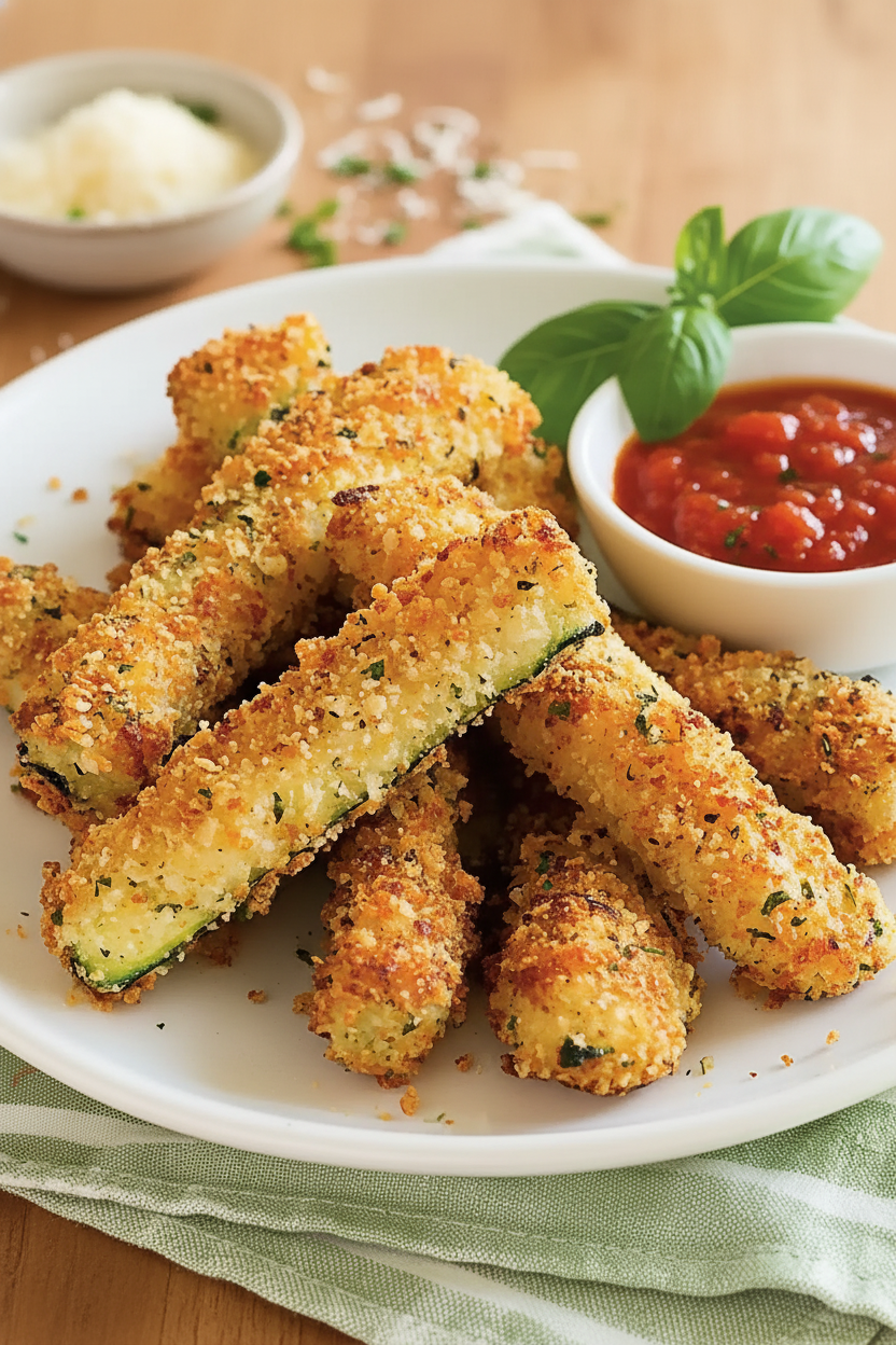 Crispy Fried Zucchini Snack Recipe