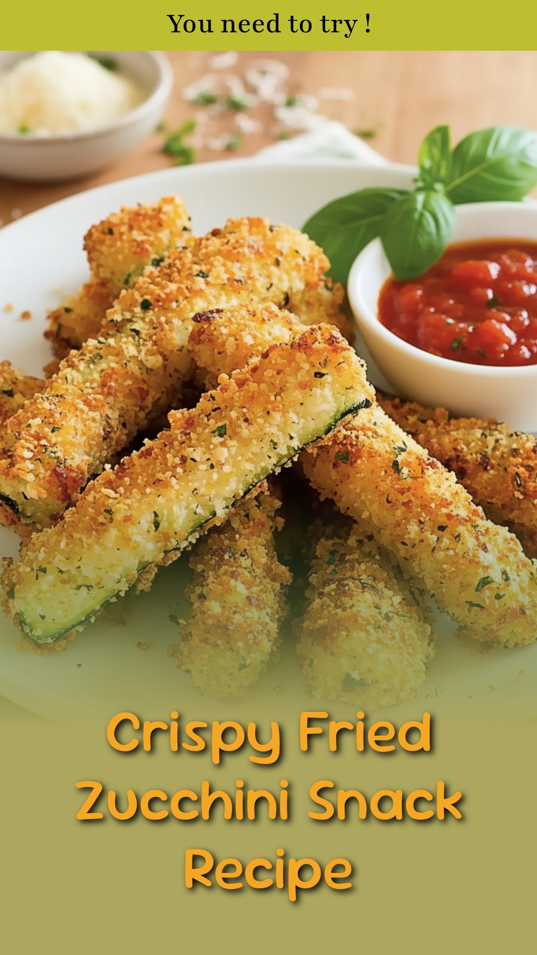 Crispy Fried Zucchini Snack Recipe