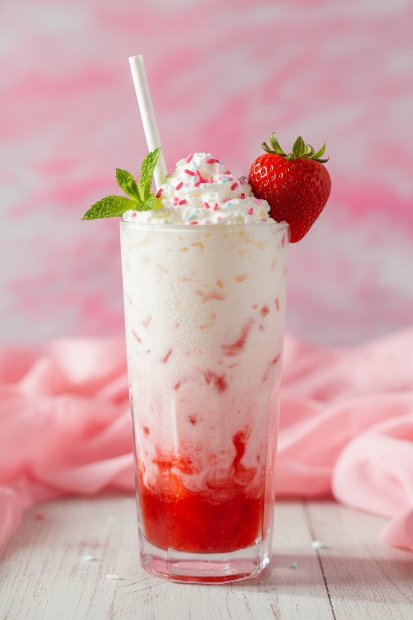 Dirty Strawberry Soda A Refreshing Mocktail