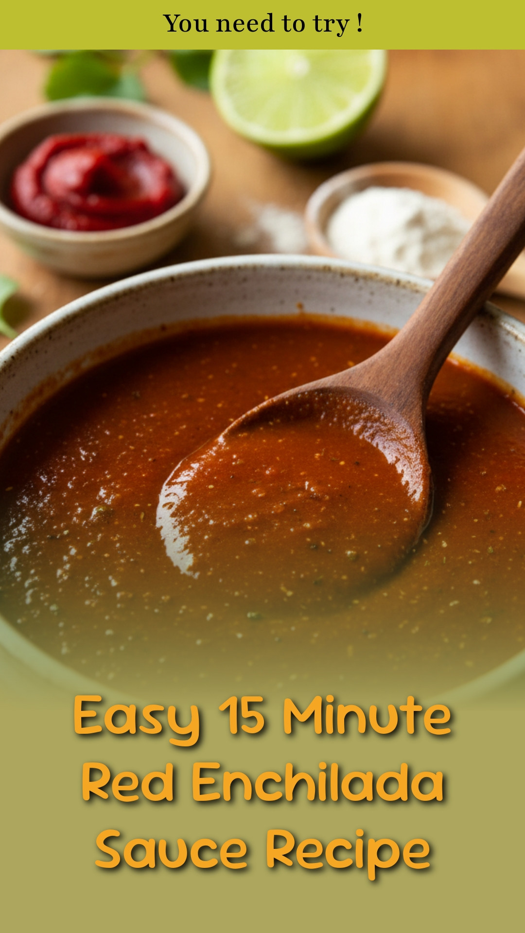 Easy 15 Minute Red Enchilada Sauce Recipe