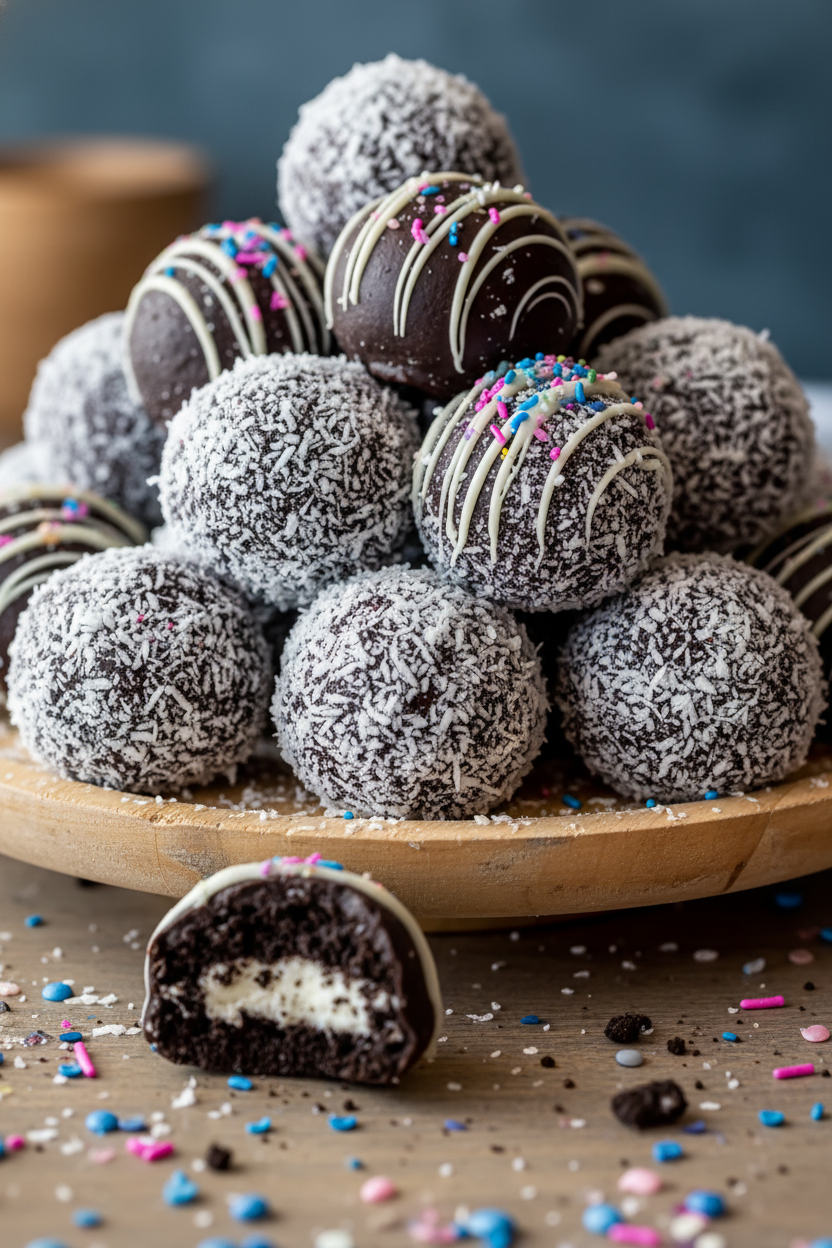 Easy 3 Ingredient No Bake Oreo Balls