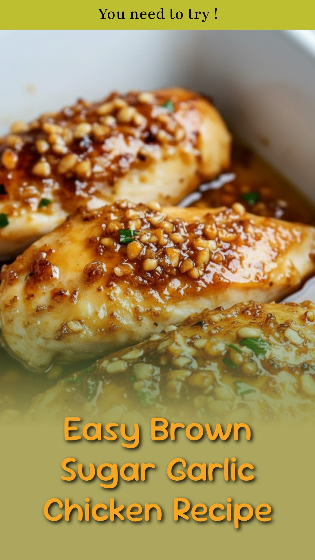 Easy Brown Sugar Garlic Chicken Recipe