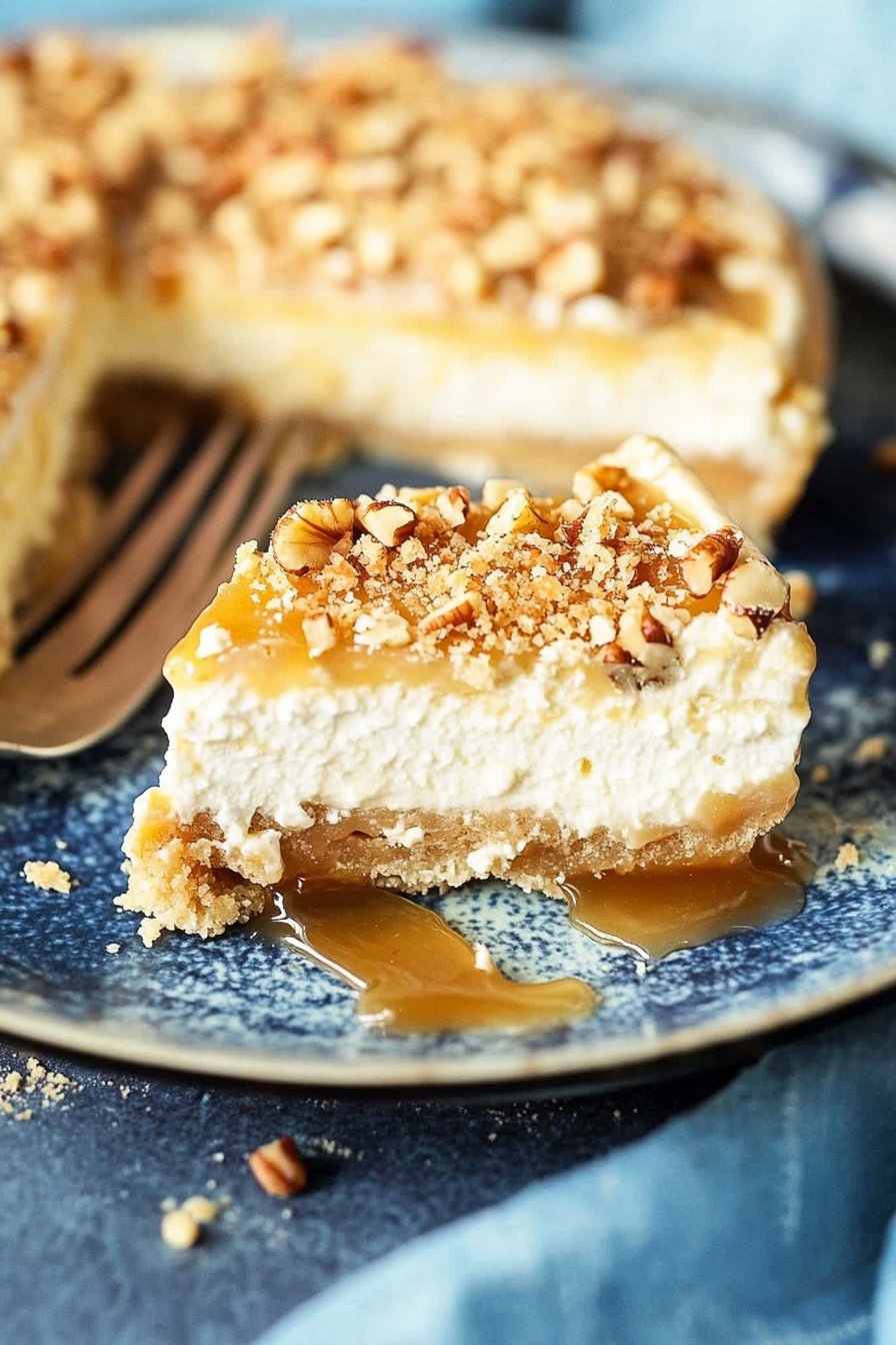 Easy Caramel Pecan Cheesecake Recipe