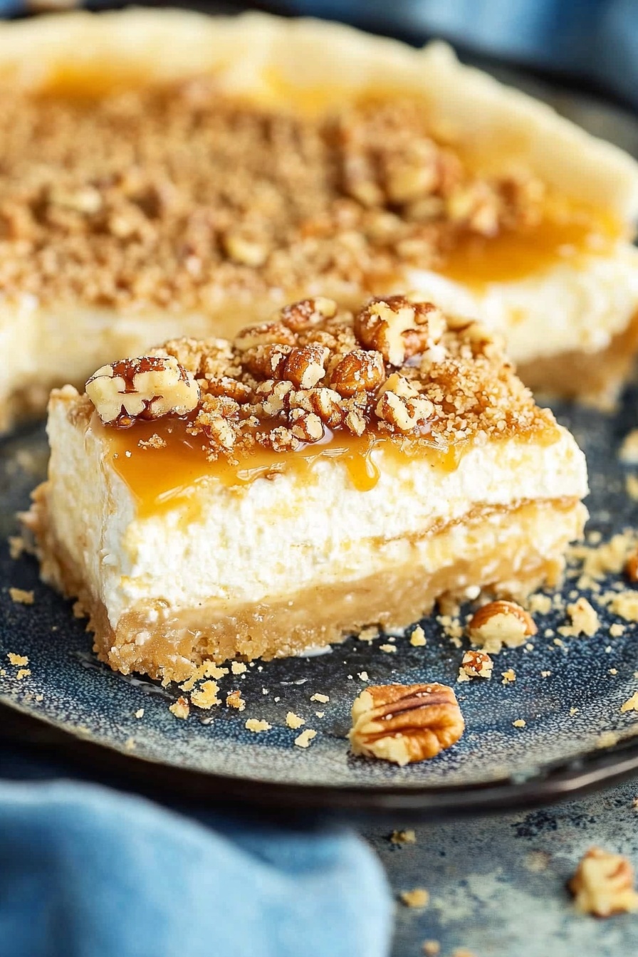 Easy Caramel Pecan Cheesecake Recipe