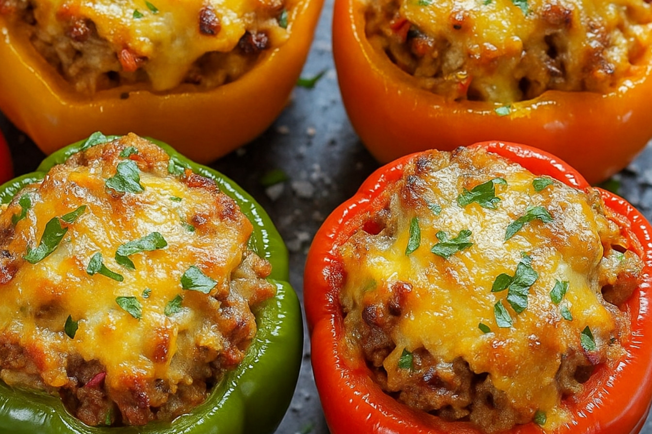 Easy Cheesy Stuffed Bell Peppers Recipe
