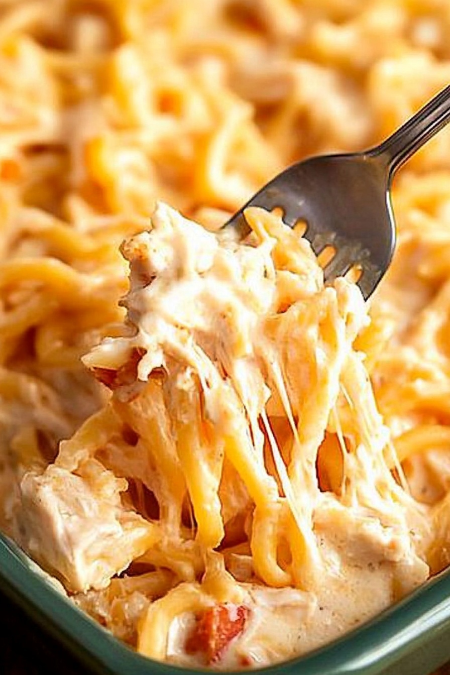 Easy Creamy Chicken Pasta Bake
