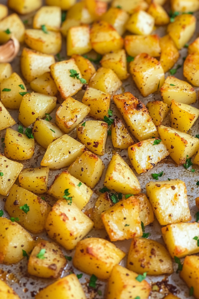 Easy Crispy Breakfast Potatoes Snack On Meat