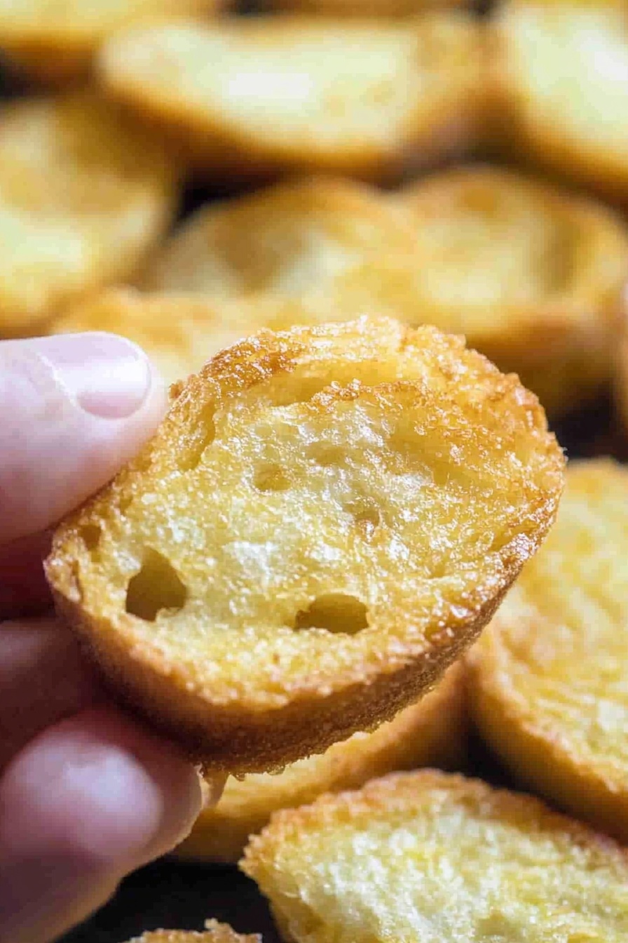 Easy Crispy Crostini Appetizer