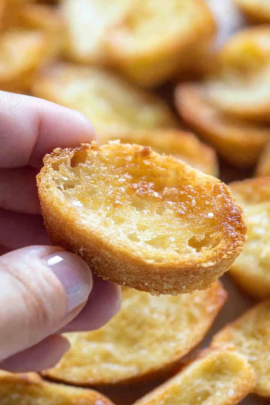 Easy Crispy Crostini Appetizer