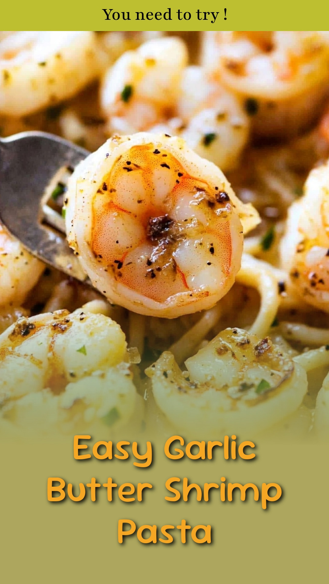 Easy Garlic Butter Shrimp Pasta