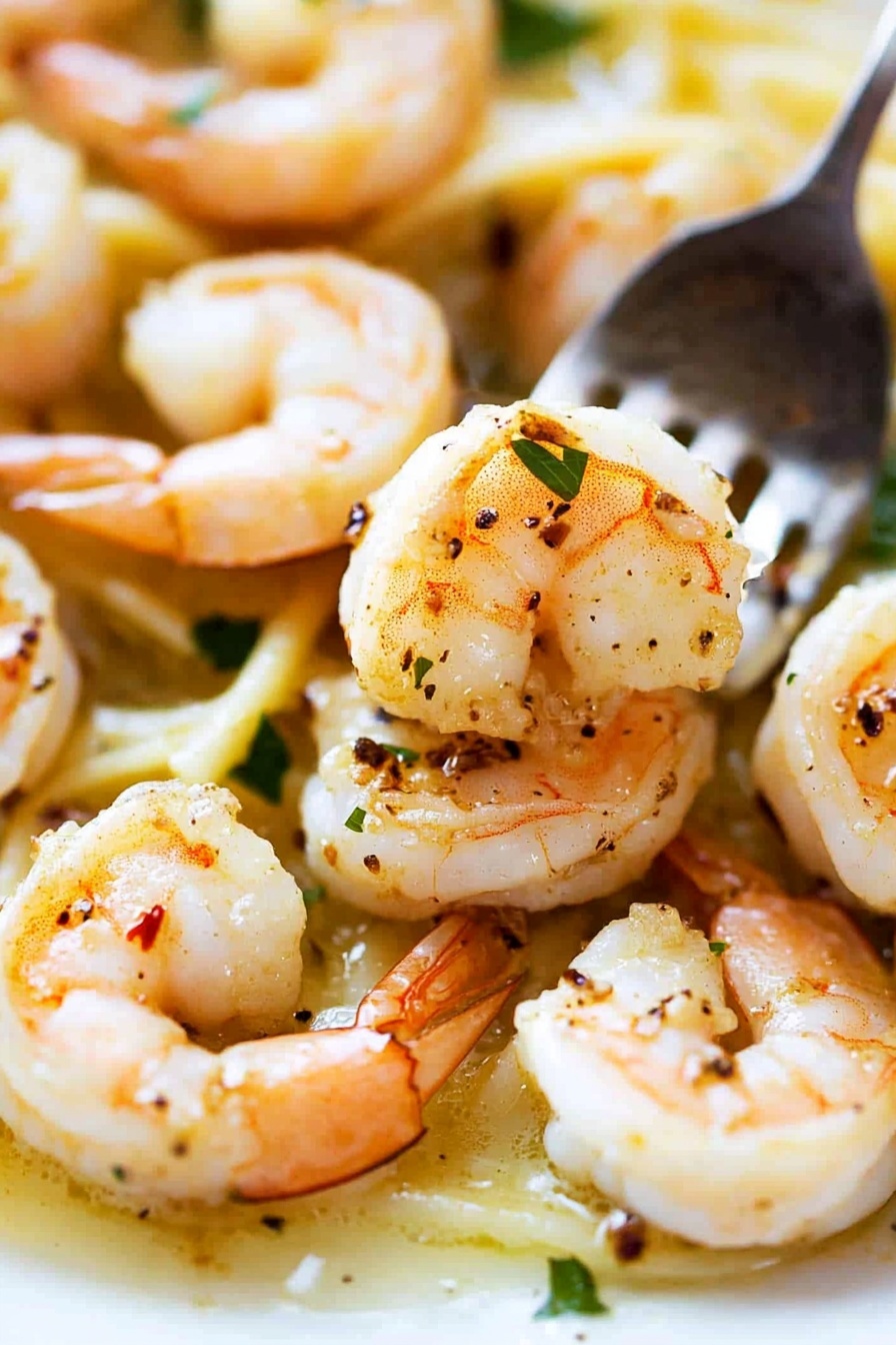 Easy Garlic Butter Shrimp Pasta