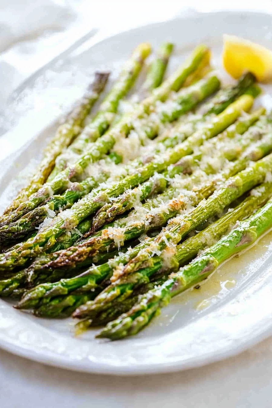 Easy Garlic Parmesan Roasted Asparagus