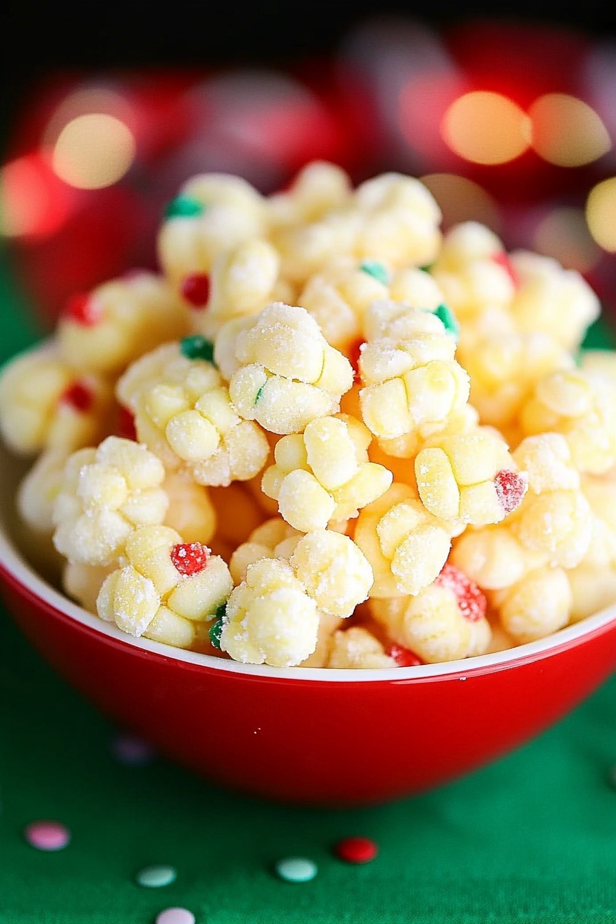 Easy Holiday Puff Corn Candy