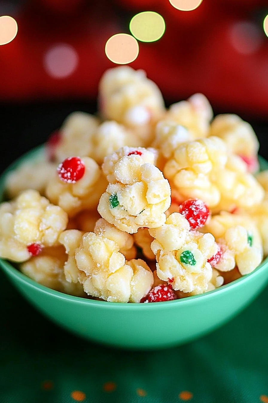 Easy Holiday Puff Corn Candy