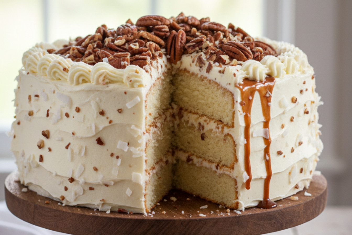 Easy Italian Cream Cake Recipe Snack On Meat