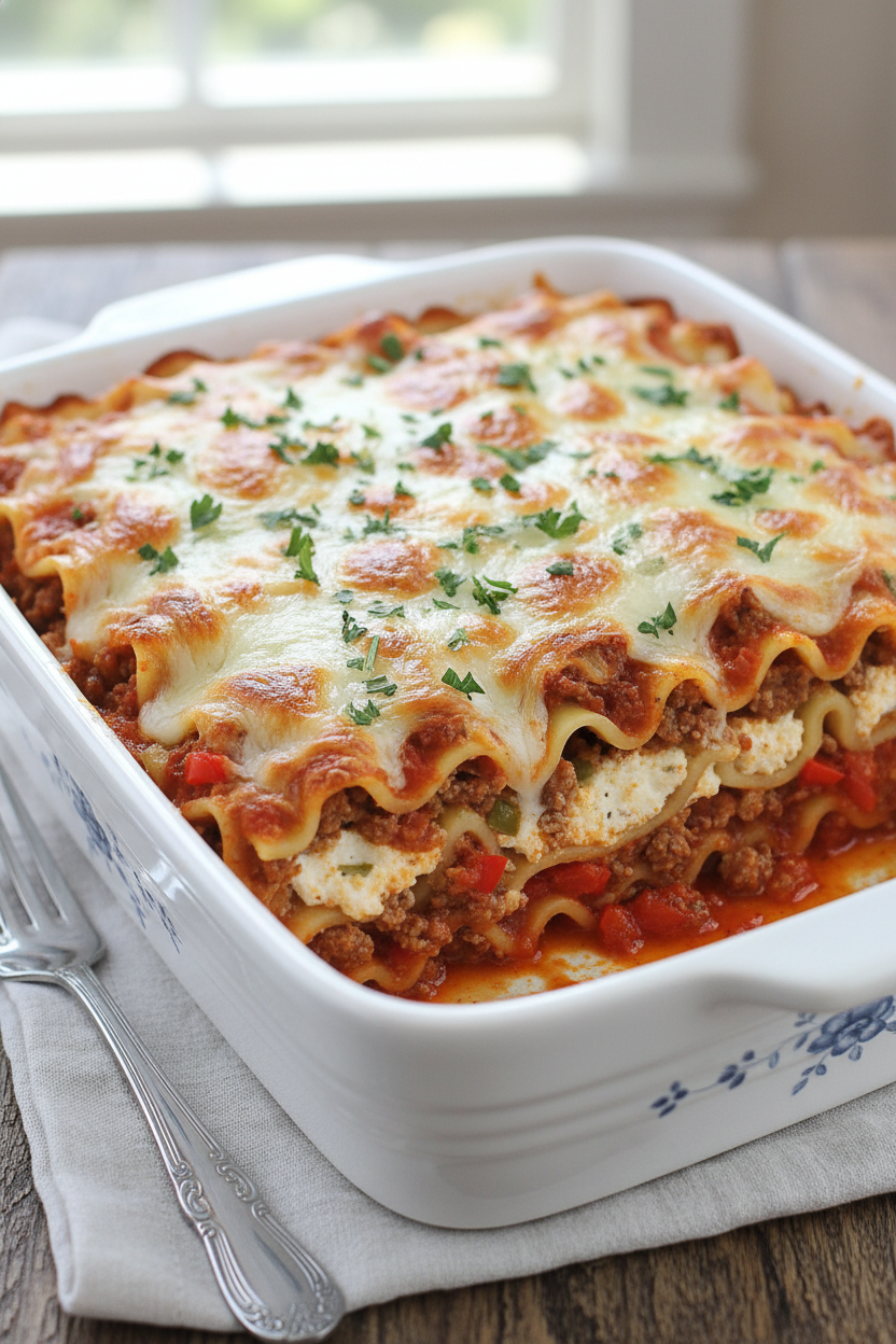 Easy Lasagna Roll Ups Recipe With Meat
