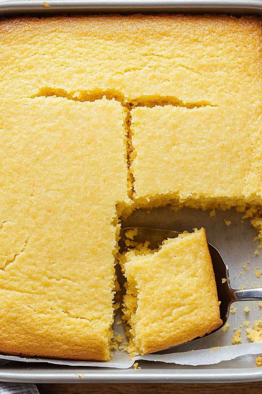 Easy Moist Cornbread Recipe