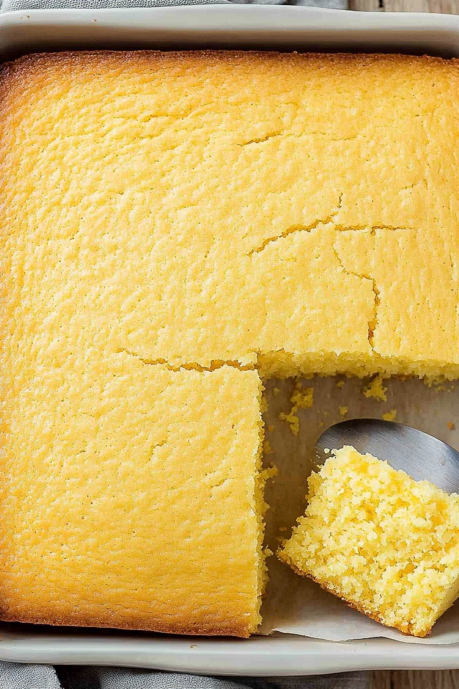 Easy Moist Cornbread Recipe
