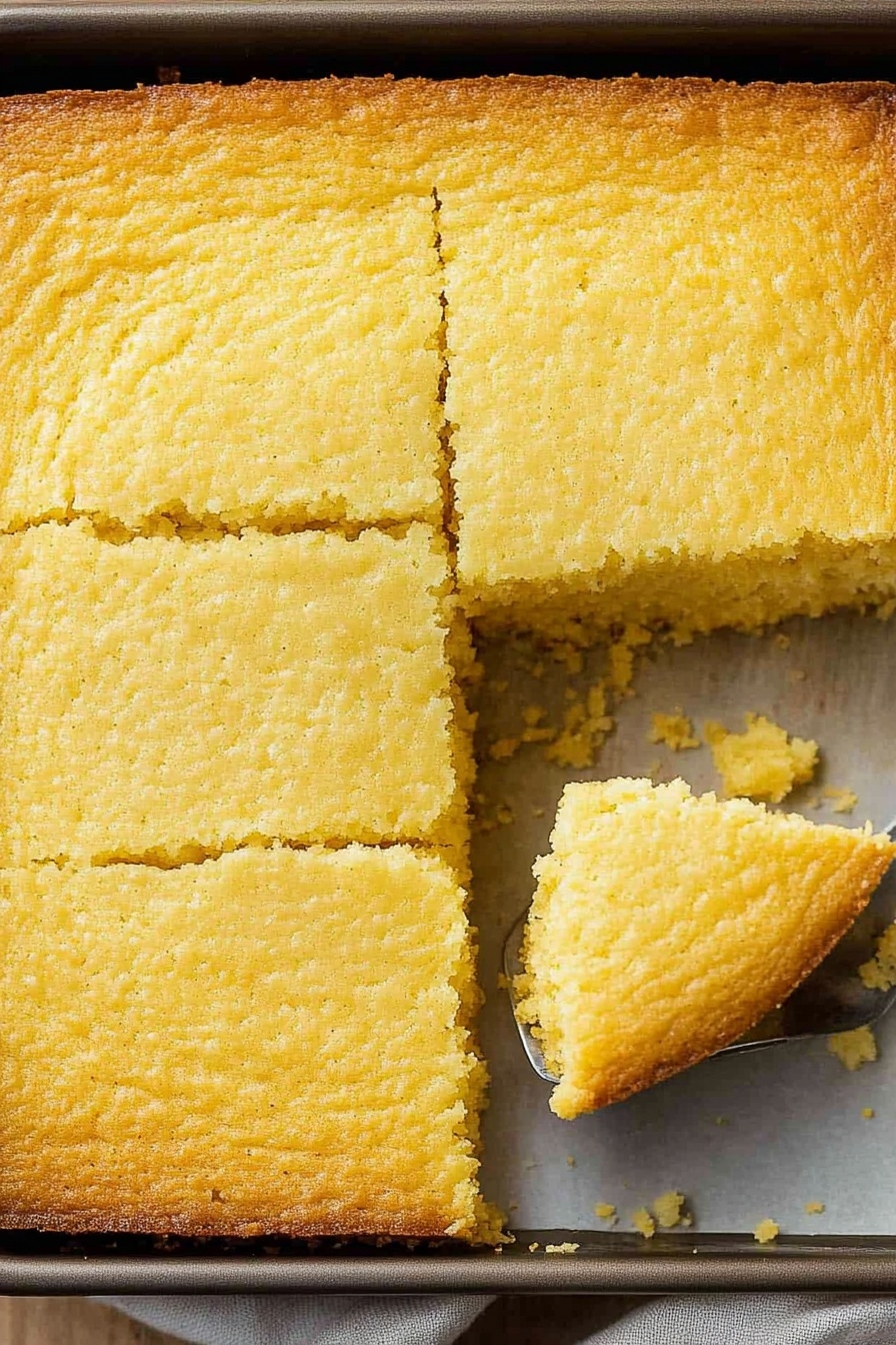 Easy Moist Cornbread Recipe
