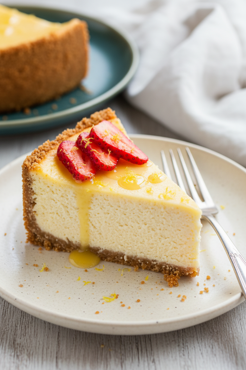Easy New York Cheesecake Recipe Snack On Meat