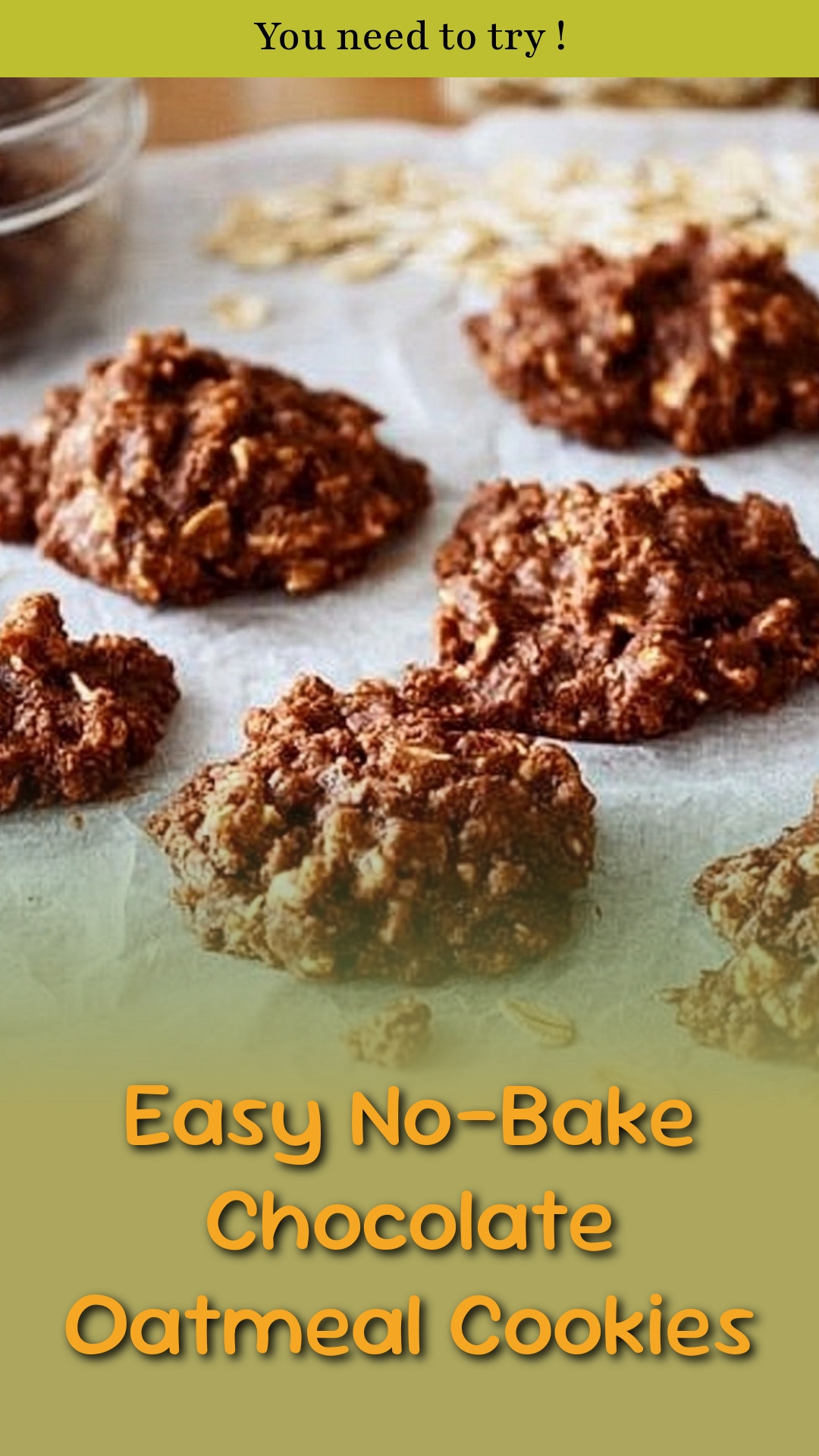 Easy No-Bake Chocolate Oatmeal Cookies