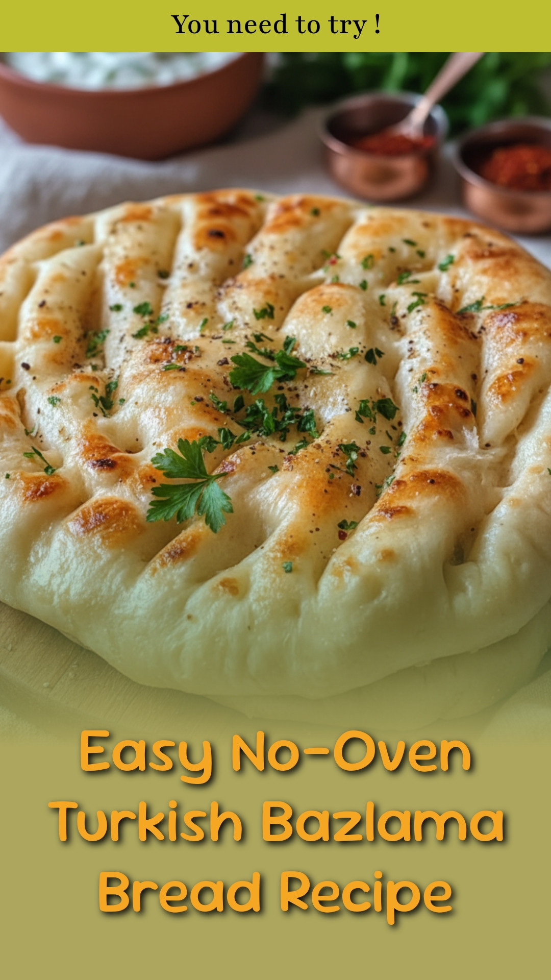 Easy No-Oven Turkish Bazlama Bread Recipe
