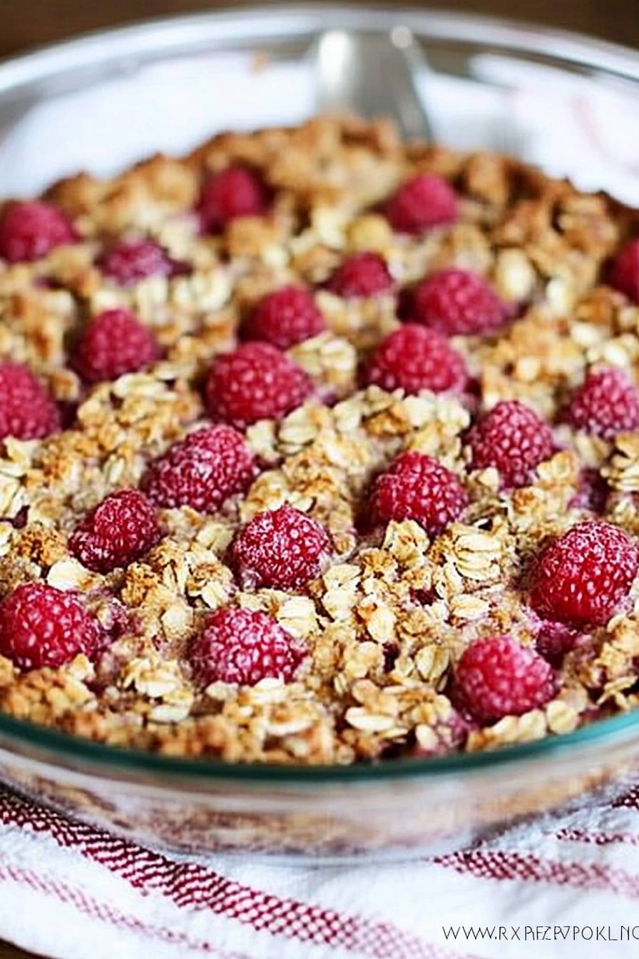 Easy Raspberry Breakfast Bake