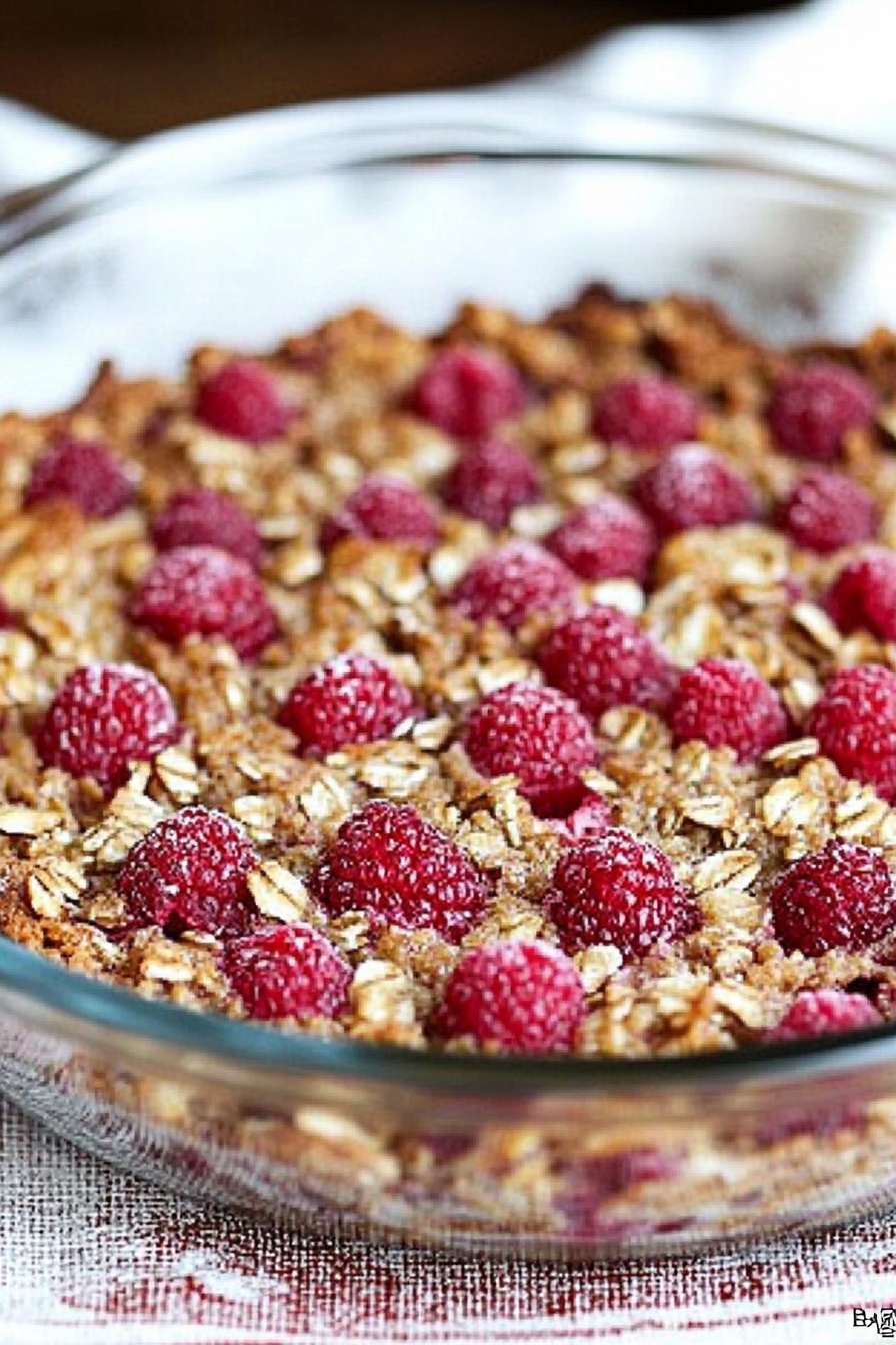 Easy Raspberry Breakfast Bake