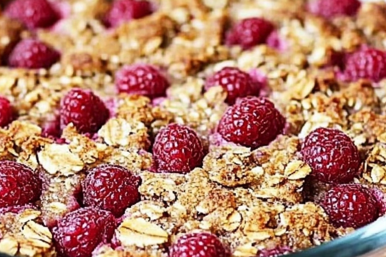 Easy Raspberry Breakfast Bake