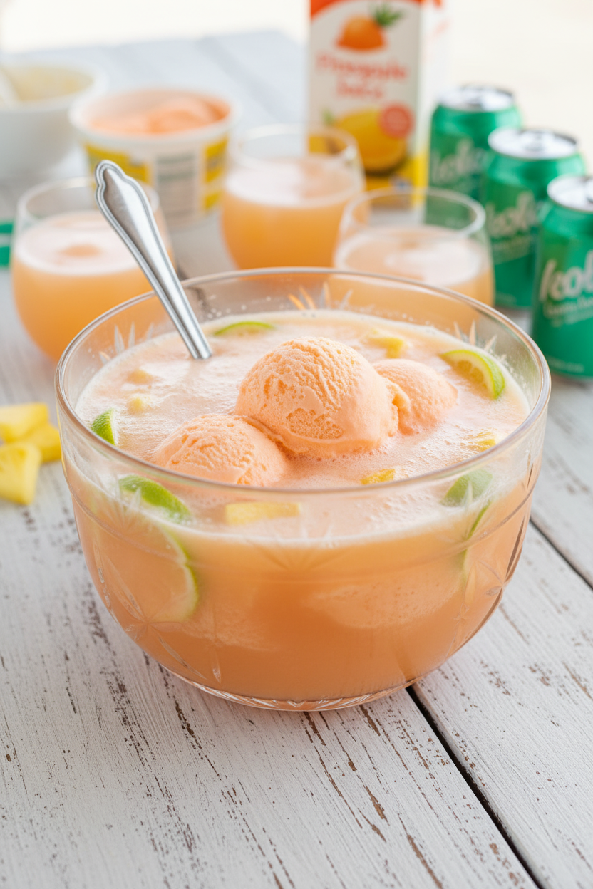 Easy Refreshing Sherbet Punch Recipe for Parties