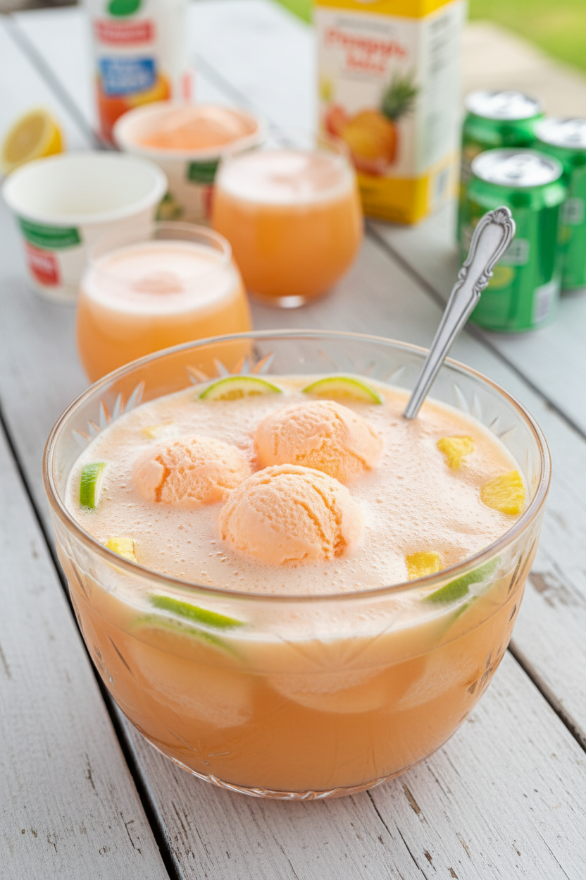 Easy Refreshing Sherbet Punch Recipe for Parties