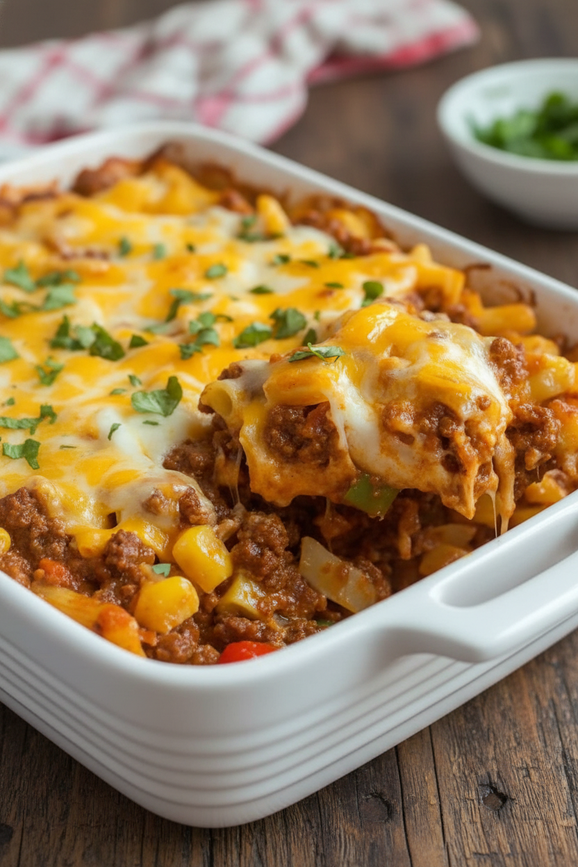Easy Sloppy Joe Casserole Recipe