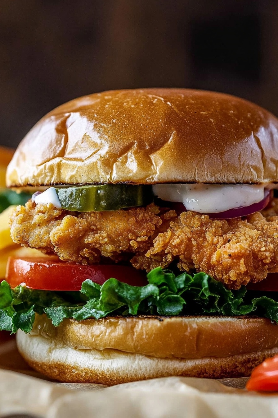 Fiery Chicken Burger Recipe