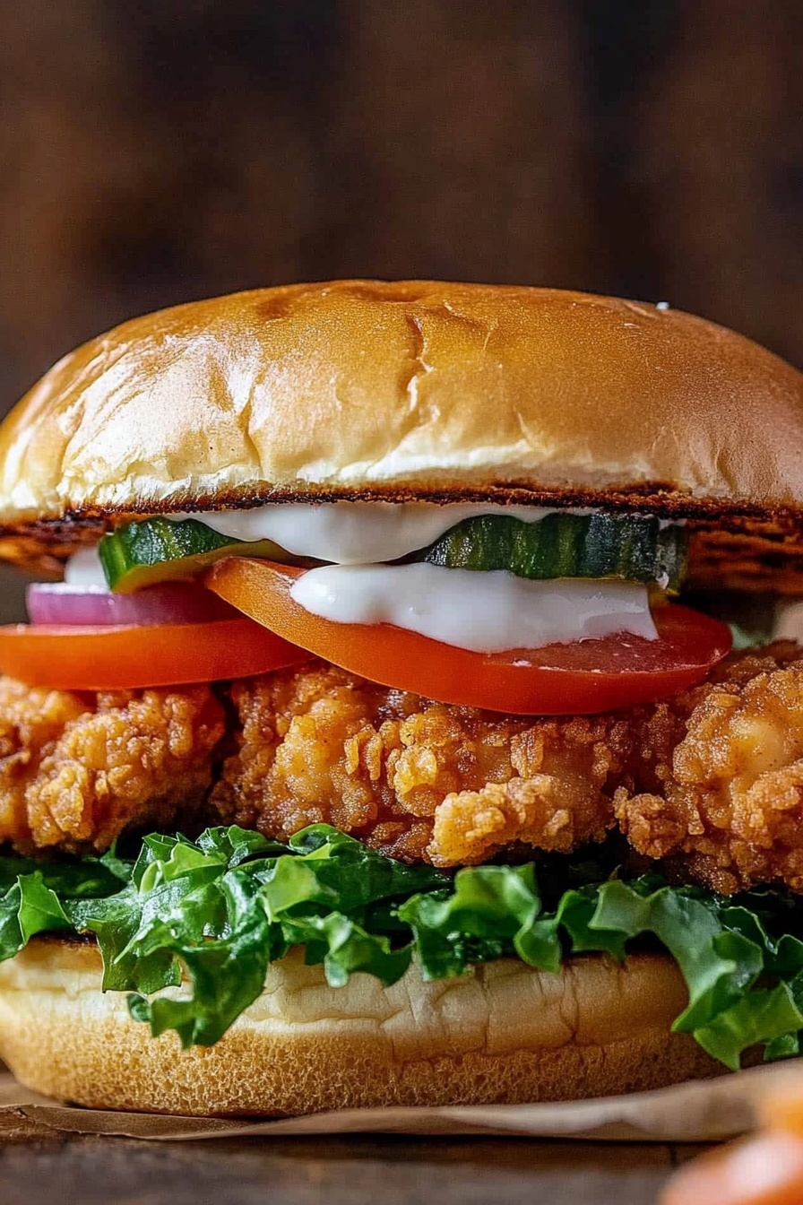 Fiery Chicken Burger Recipe