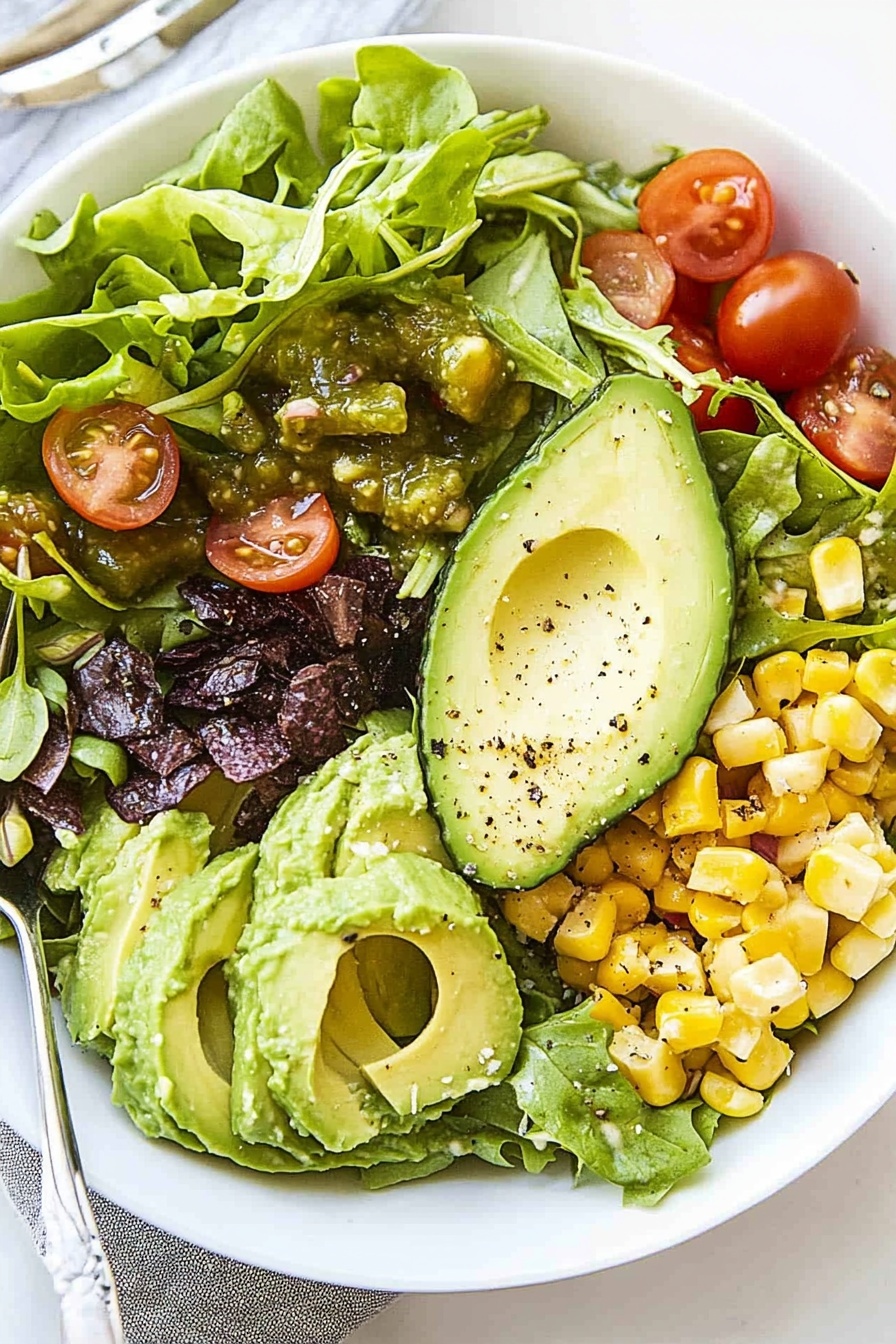 Fresh Avocado Salad with California Style