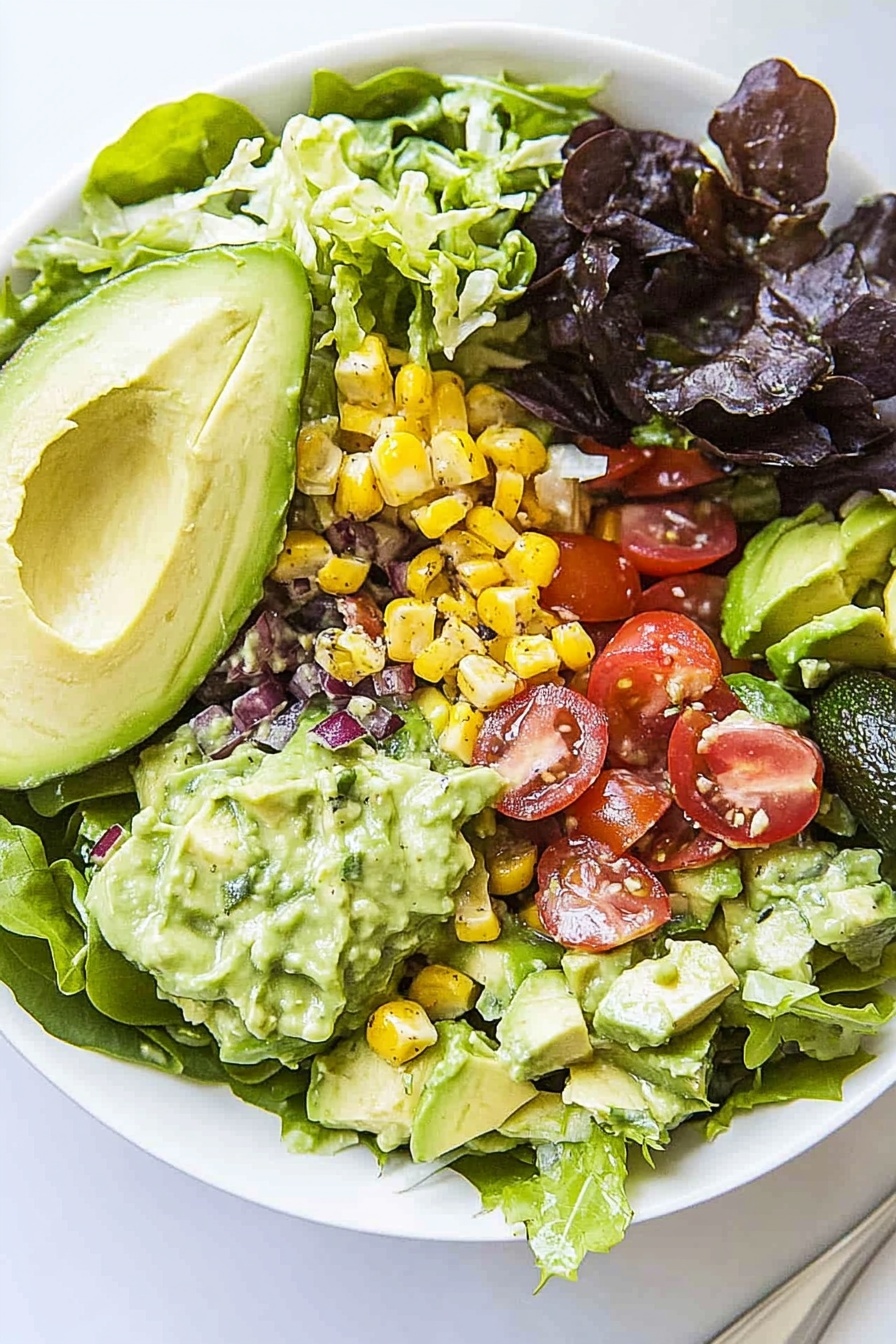 Fresh Avocado Salad with California Style
