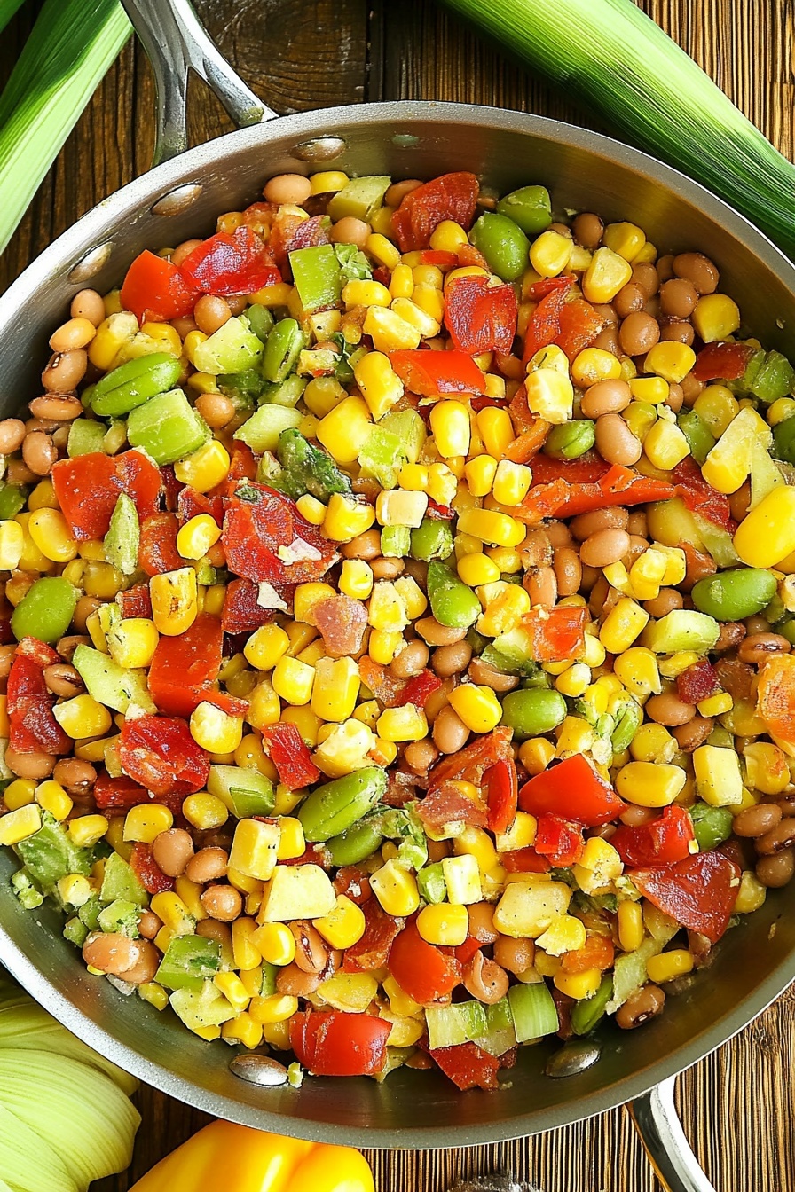 Fresh Corn and Bean Summer Salad