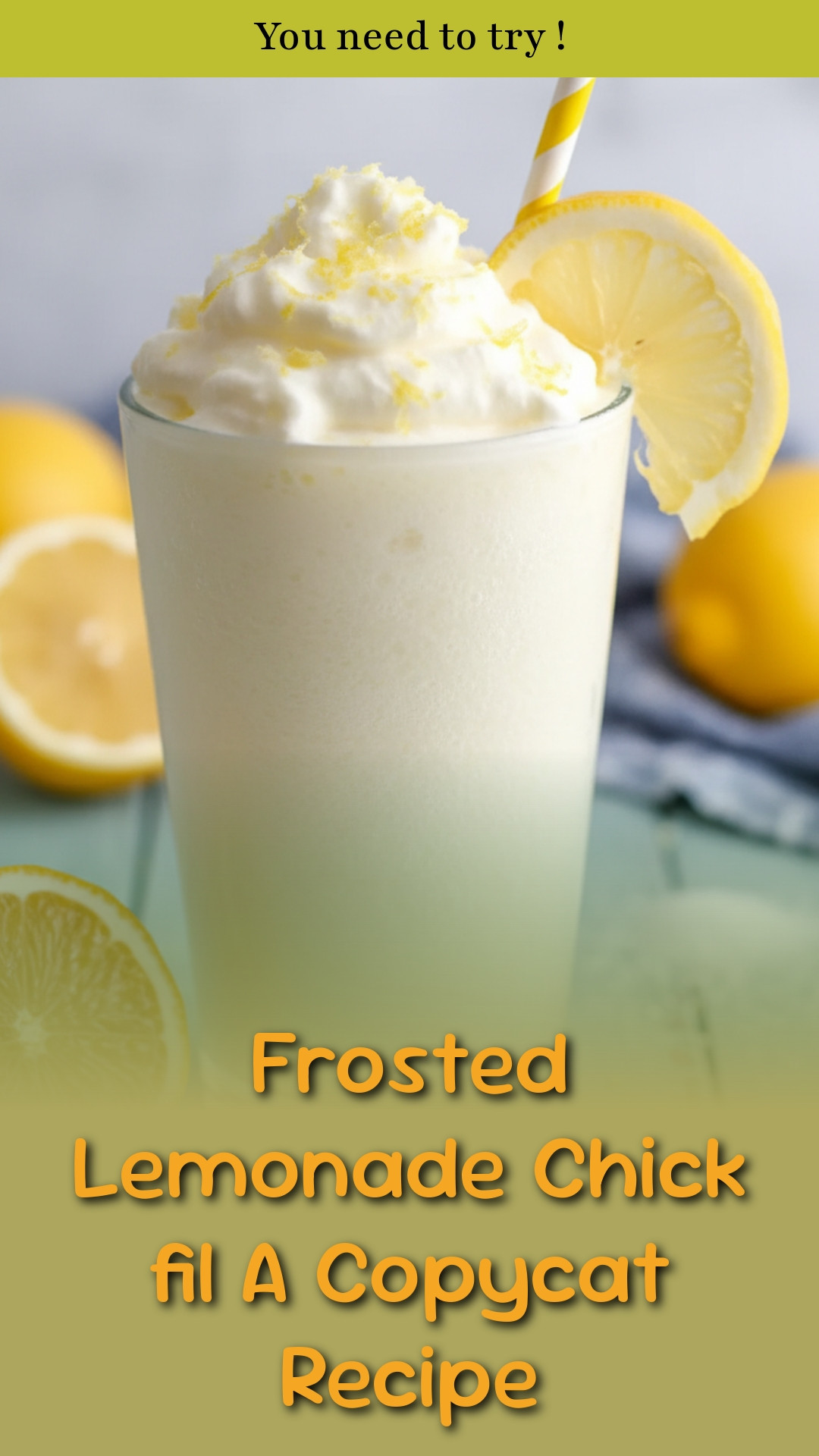 Frosted Lemonade Chick fil A Copycat Recipe
