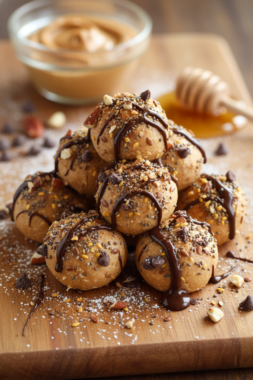 Frozen Greek Yogurt Peanut Butter Bites