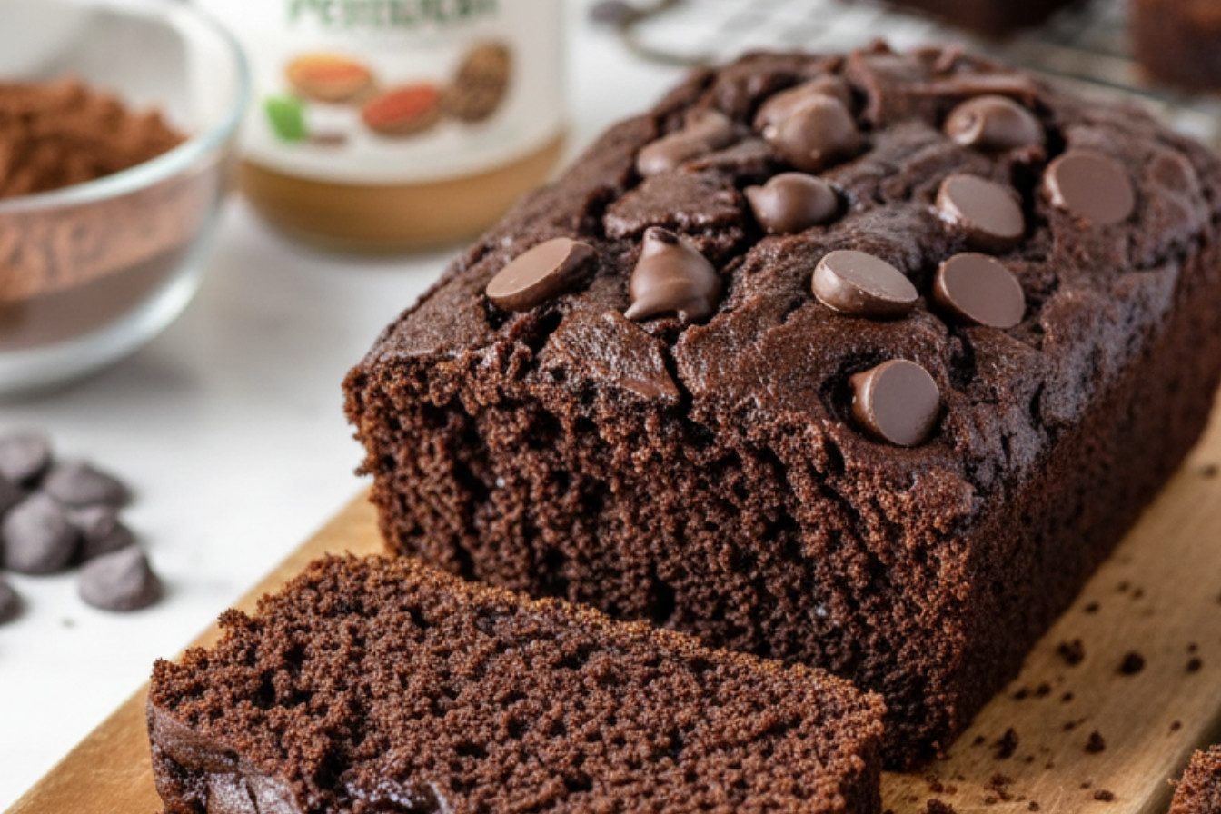 Healthy Chocolate Banana Bread Snack Recipe