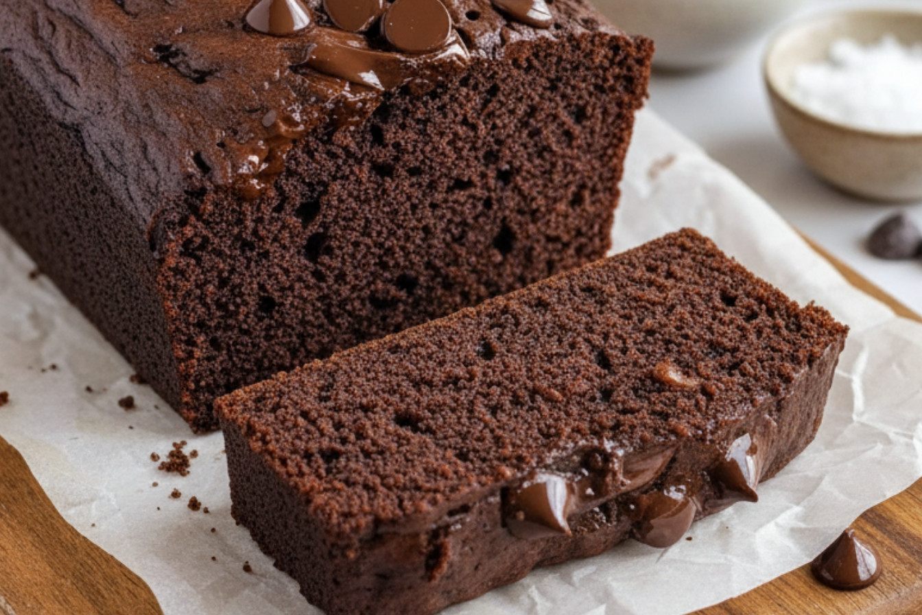 Healthy Chocolate Banana Bread Snack Recipe