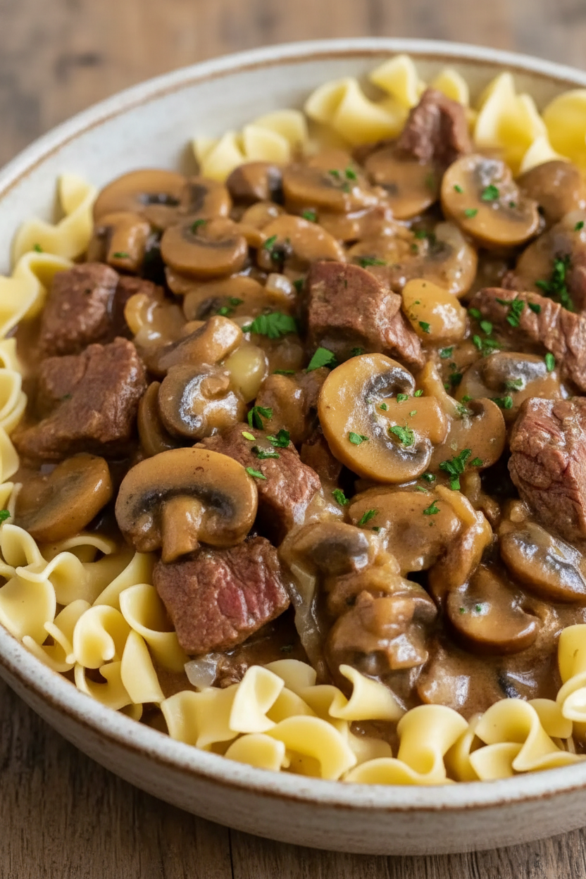 Hearty Beef and Noodles Comfort Food Recipe