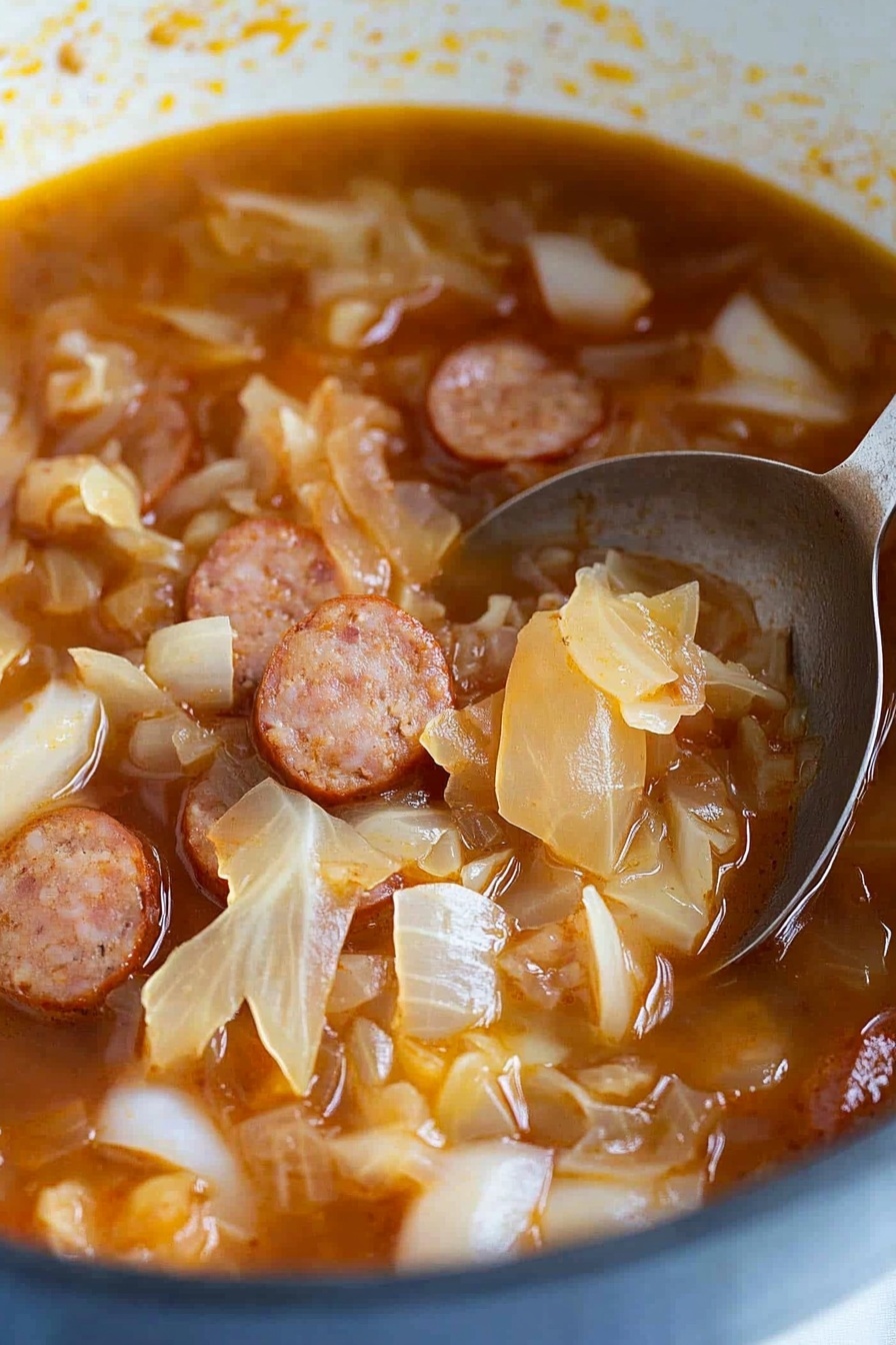 Hearty Sausage and Sauerkraut Soup